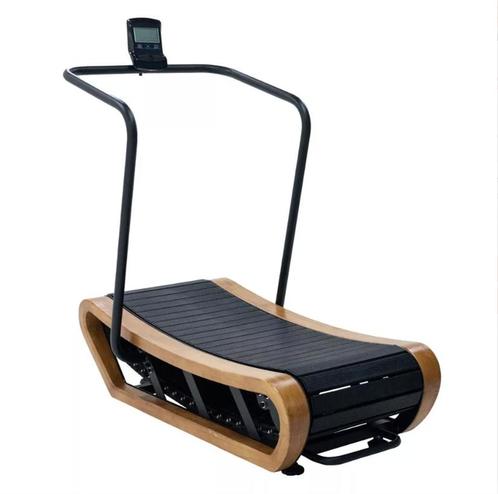 Gymfit Curved Treadmill | Hout | Loopband |, Sport en Fitness, Fitnessapparatuur, Nieuw, Verzenden