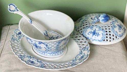 Meissen - Suikerkom - Porselein - Middelpunt, Antiek en Kunst, Antiek | Meubels | Tafels