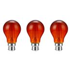SPL Ba22d LED Lamp 8W Vuur Amber - Dimbaar - Geschikt voor, Huis en Inrichting, Verzenden, Nieuw