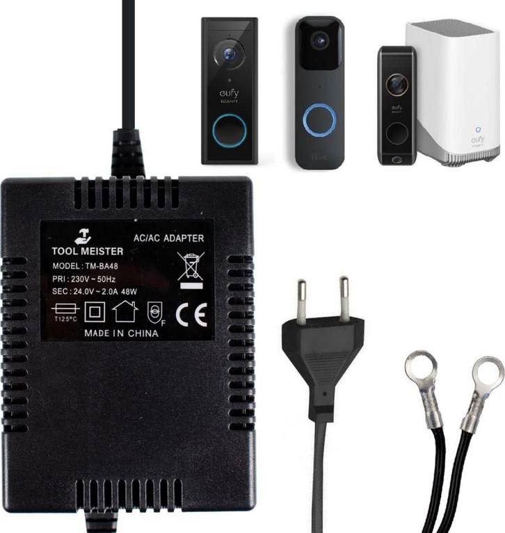 Tool Meister BA48 - Adapter voor Eufy Smart Deurbel -, Huis en Inrichting, Deurbellen, Nieuw, Ophalen of Verzenden