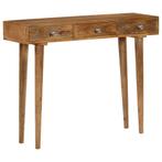 vidaXL Wandtafel 102x30x79 cm massief mangohout, Huis en Inrichting, Kasten | Buffetkasten, 100 tot 150 cm, Verzenden, Nieuw, Minder dan 100 cm