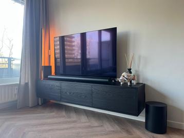 Zwart Tv-Meubel Wandmeubel Zwevend tv meubel Tv kast beschikbaar voor biedingen
