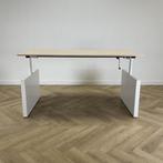 Drentea slingerbureau 160x80 cm,  ahorn - wit, Ophalen of Verzenden, Gebruikt, Bureau