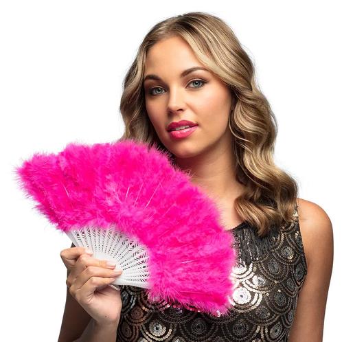 Roze Waaier 23cm, Hobby en Vrije tijd, Feestartikelen, Nieuw, Verzenden