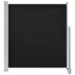 Tuinscherm uittrekbaar 140x300 cm zwart (Parasols-Zonwering), Nieuw, Verzenden