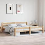 vidaXL Bedframe massief grenenhout 200x200 cm, Bruin, Verzenden, Overige maten, 200 cm