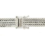 Witgouden armband met diamant 19 cm 14 krt, Nieuw, Ophalen of Verzenden