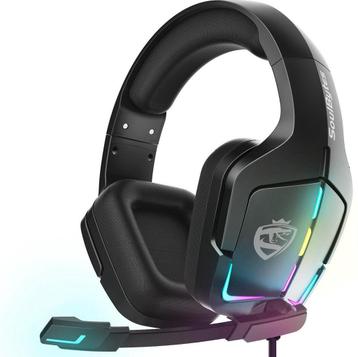 2dekans | SoulBytes S12 RGB Over-ear Koptelefoons - Gaming beschikbaar voor biedingen