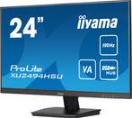 24 Iiyama ProLite XU2494HSU-B6 FHD/DP/HDMI/2xUSB/VA, Nieuw, Ophalen of Verzenden