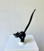 Goebel - Brezel Katze - sculptuur, Schwarzer Kater um 1930 -