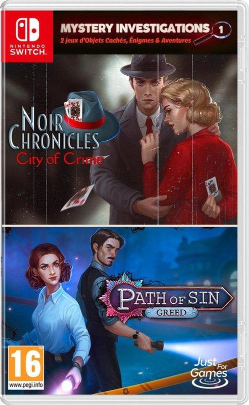 Switch Mystery Investigations 1: Noir Chronicles: City of Cr, Kleding | Heren, Truien en Vesten, Zo goed als nieuw, Verzenden