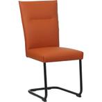 Leren eetkamerstoel Retro - Toledo Cotto (cognac) - Sledepo, Huis en Inrichting, Stoelen, Overige kleuren, Leer, Ophalen of Verzenden