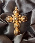 Barok Kruis - .585 (14 kt) goud - 1700-1750, Sieraden, Tassen en Uiterlijk, Antieke sieraden