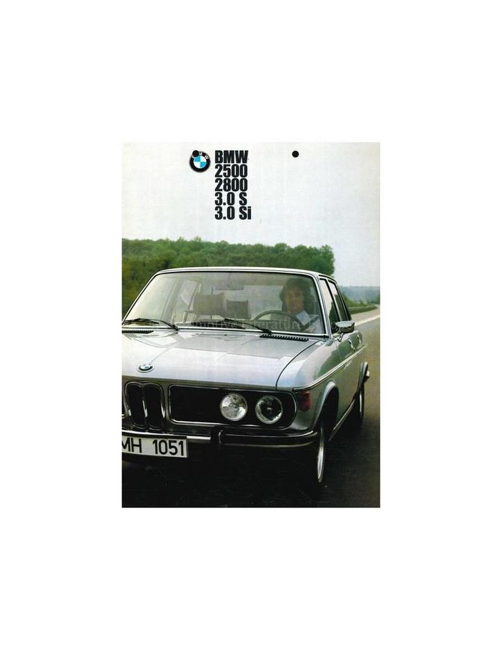 1973 BMW 2500 | 2800 | 3.0S | 3.0SI BROCHURE NEDERLANDS, Boeken, Auto's | Folders en Tijdschriften, BMW