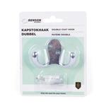 Benson Kapstokhaak - 2 metalen haken - inclusief schroeve..., Caravans en Kamperen, Kampeeraccessoires, Ophalen of Verzenden, Nieuw