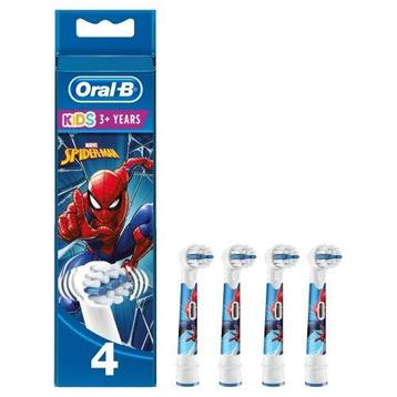 Oral-B Spiderman opzetborstels EB10K - 4 Stuks