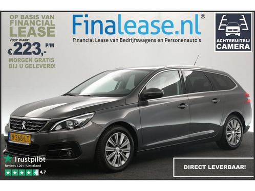 Peugeot 308 1.2 PureTech Marge Massagestoel Pano-view €229pm, Auto's, Peugeot, Lease, Handgeschakeld, Stationwagon, Benzine, Zilver of Grijs