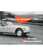 1958 MG MGA BROCHURE ENGELS, Boeken, Auto's | Folders en Tijdschriften, Nieuw, Author