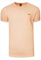 RustyNeal - Heren T-shirt - Shirt - Zalmkleur - Opdruk, Verzenden, Nieuw