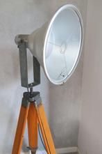 Staande lamp - Aluminium, Hout, Staal - Industriële, Antiek en Kunst