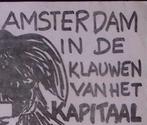 Demonstratie van krakers in Amsterdam op poster (Posters), Verzenden, Nieuw, Overige onderwerpen, Met lijst
