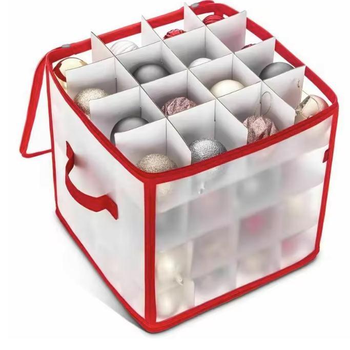 Kerstballen Opbergdoos 64 Vakken Kerstdecoratie Organizer, Diversen, Kerst, Nieuw, Verzenden