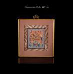 Een mooi en zeldzaam Chinees Dragon borduurwerk - GEEN