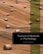 Statistical Methods for Psychology 9780357670996, Boeken, Zo goed als nieuw