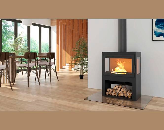 Houtkachel | Nordflam Marsala (9,5 KW), Huis en Inrichting, Kachels, Houtkachel, Hout, Nieuw, Vrijstaand, Ophalen of Verzenden