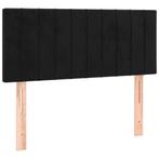 Hoofdbord Zwart 90cm - Retourdeal - Stijlvol & Goedkoop!, Verstelbaar, 90 cm, Zwart, Nieuw