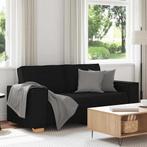 vidaXL 2-zitsbank Zwart 140 cm Stof, Huis en Inrichting, Banken | Bankstellen, Verzenden, Nieuw, Tweepersoons, Stof