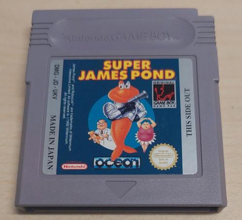 Super James Pond losse cassette (Gameboy tweedehands game), Spelcomputers en Games, Games | Nintendo Game Boy, Zo goed als nieuw
