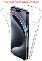 iPhone 15 Pro 360° Ultra Clear Hybrid PC + TPU Hoesje, Ophalen of Verzenden, Nieuw