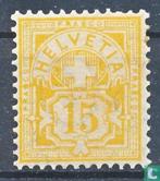 Zwitserland - Kruis en cijfer - 1882, Verzenden, Postfris