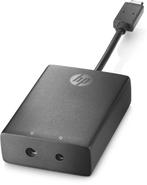 HP USB-C to 3 & 4.5 mm Adapter Zwart Nieuw, Ophalen of Verzenden, Refurbished