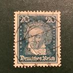 Duitse Rijk 1926 - 20 Pf Beethoven met liggend watermerk -, Gestempeld