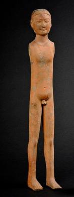 Oud-Chinees Terracotta Stickman Warrior. Han-dynastie, 206