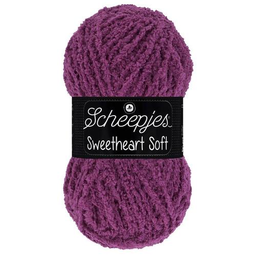 Scheepjes Sweetheart Soft - 14 aubergine - Polyester Garen, Hobby en Vrije tijd, Breien en Haken, Ophalen of Verzenden