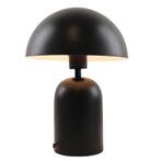 Moderne tafellamp zwart, Isha, met schakelaar, Huis en Inrichting, Lampen | Tafellampen, Nieuw, Ophalen of Verzenden, Metaal, Modern