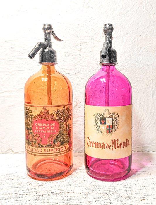 Sifon - Twee vintage sifons, Antiek en Kunst, Kunst | Designobjecten