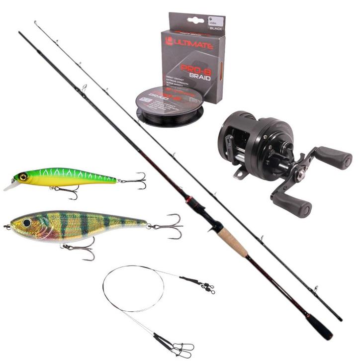 Ultimate Chikara Cast & Jerk Set 2,20m (50-150g), Watersport en Boten, Hengelsport | Algemeen, Nieuw, Verzenden
