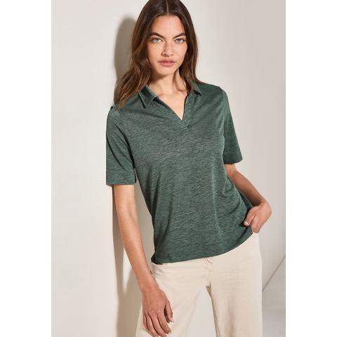Cecil Poloshirt in linnen-look, Kleding | Dames, T-shirts, Nieuw, Verzenden