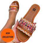 Kleurrijke Ibiza Slippertjes, Ophalen of Verzenden, Nieuw, Slippers