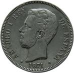 Spanje. Amadeo I. 5 Pesetas 1871 *71* SDM (Zonder, Postzegels en Munten, Munten | Europa | Niet-Euromunten