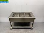 RVS Saro Verrijdbare Bain Marie 3 x 1/1 GN 230V Horeca, Ophalen of Verzenden, Gebruikt