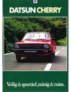 1980 DATSUN CHERRY BROCHURE NEDERLANDS, Nieuw, Nissan, Author