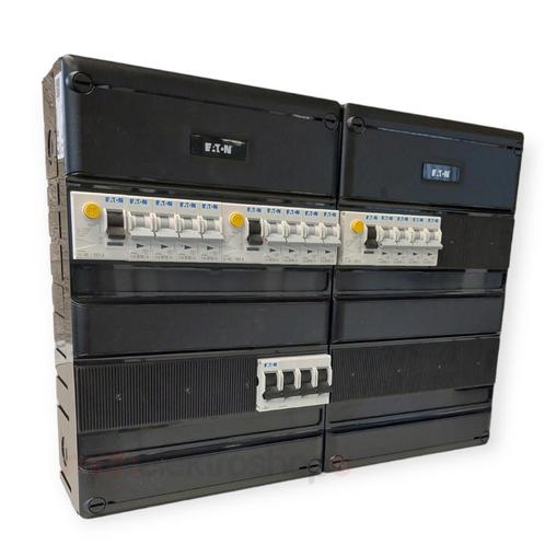 Eaton groepenkast | 3 fase met 12 groepen | 2 x HT330-S64 |, Doe-het-zelf en Verbouw, Elektra en Kabels, Nieuw, Ophalen of Verzenden