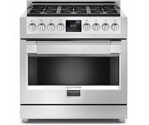 Fulgor Milano FSRC 3606 P MG ED 2F X Fornuis, Witgoed en Apparatuur, Fornuizen, Vrijstaand, Nieuw, Energieklasse A of zuiniger