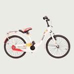 Kinderfiets 18 inch wit voor 6-7 jaar | BikeFlip, Ophalen of Verzenden, Gebruikt, Overig