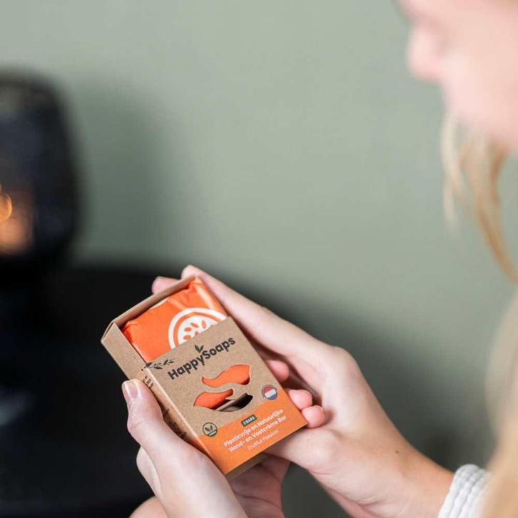 HappySoaps Fruitful Passion Hand- en Voetcrème Bar - 40gr, Sieraden, Tassen en Uiterlijk, Uiterlijk | Haarverzorging, Overige typen